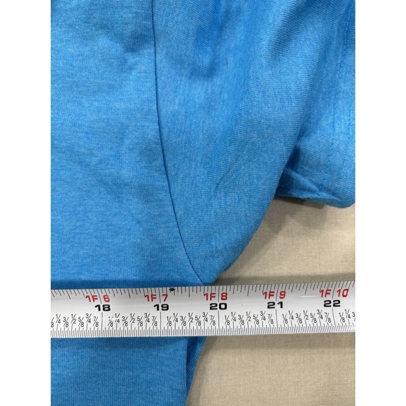 Graphic T-Shirt Pray On It Pray Over It Pray Through It Cross Tee Blue Size M - Picture 5 of 7